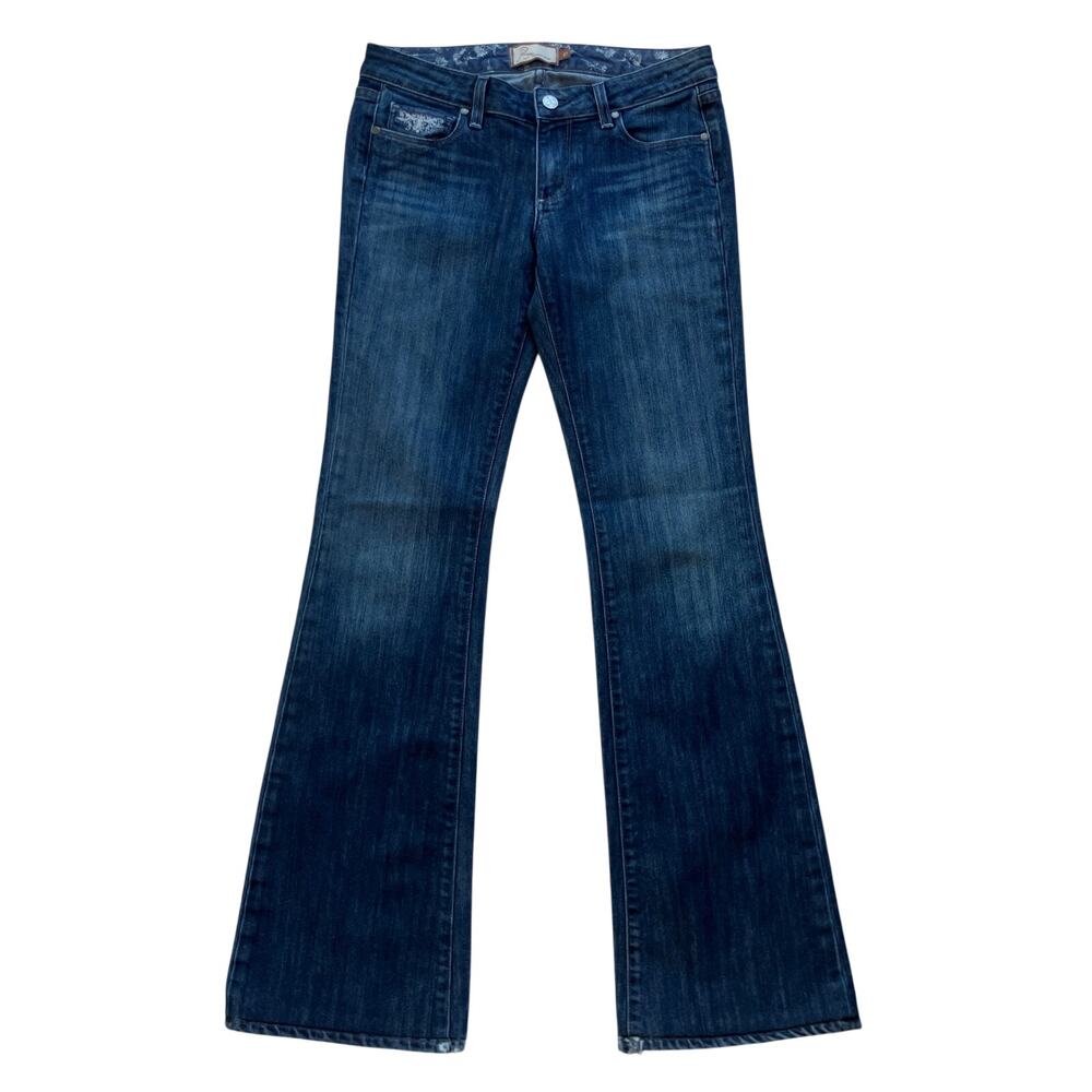 Paige Hollywood Hills Classic Rise Bootcut Jeans Size 27 Medium Wash Y2K
